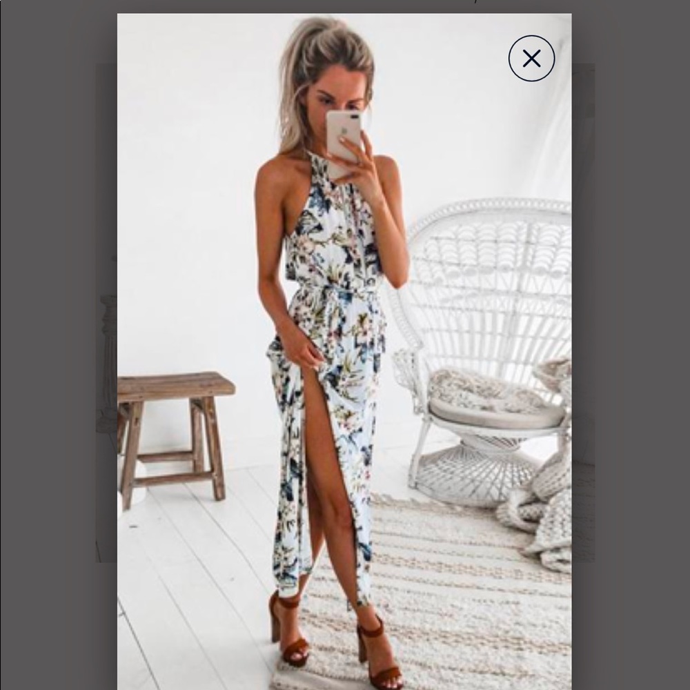 Floral maxi dress